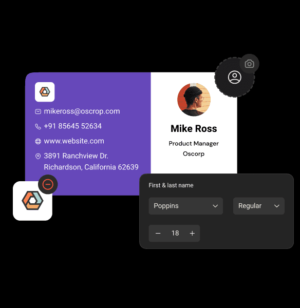Create digital business card online for free CardZap